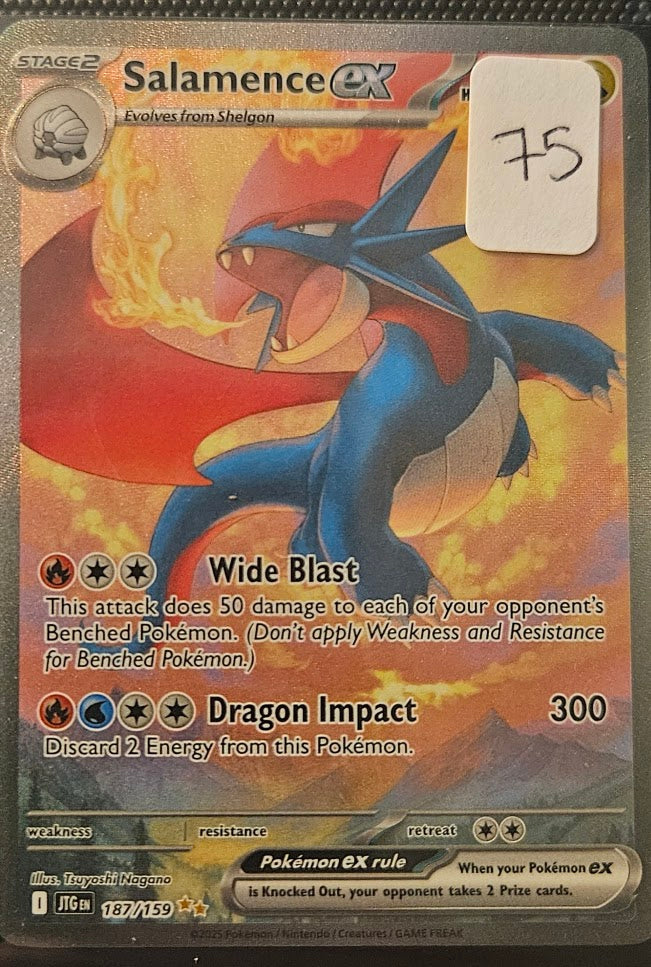 Salamence Ex #187 Pokemon Journey Together