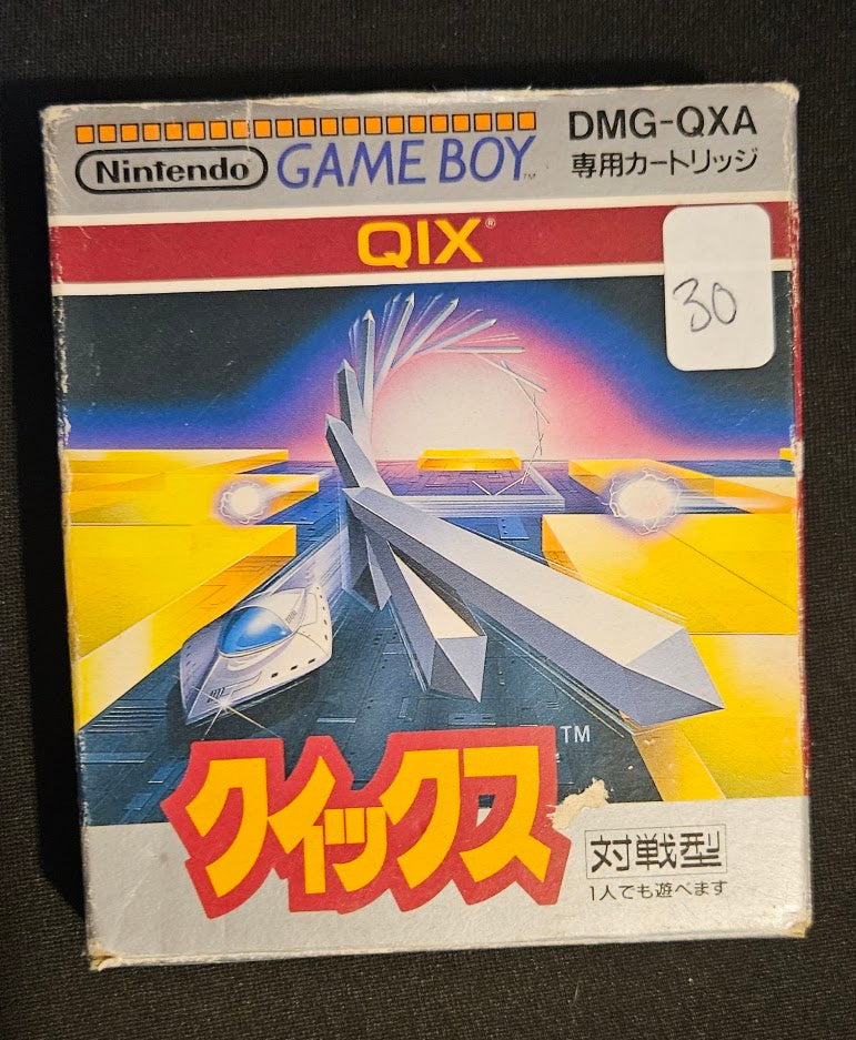 Qix Nintendo Game Boy Japan Import
