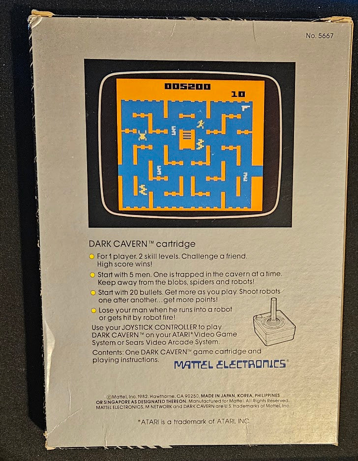 Dark Cavern Atari 2600 VCS CIB