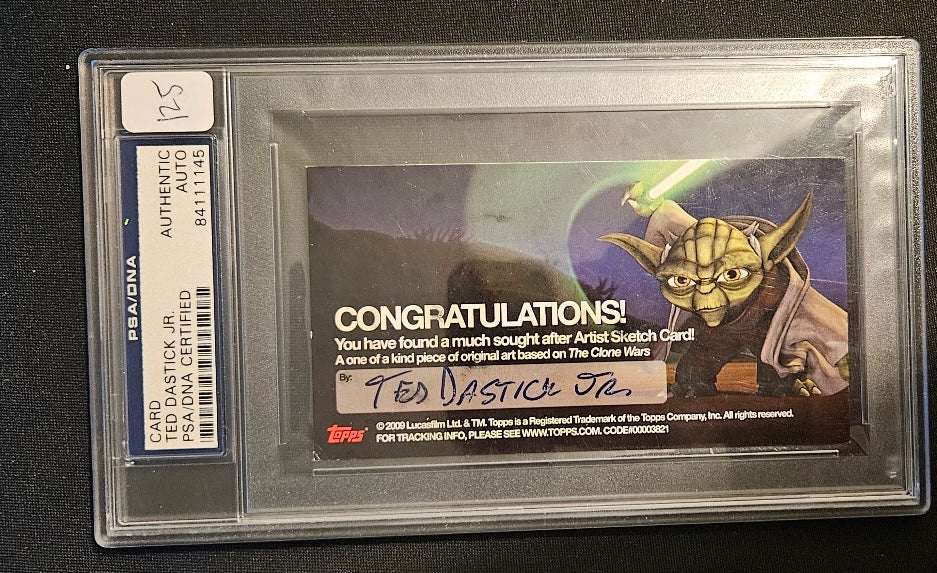 Topps Star Wars: The Clone Wars Original Artist Sketch Card
