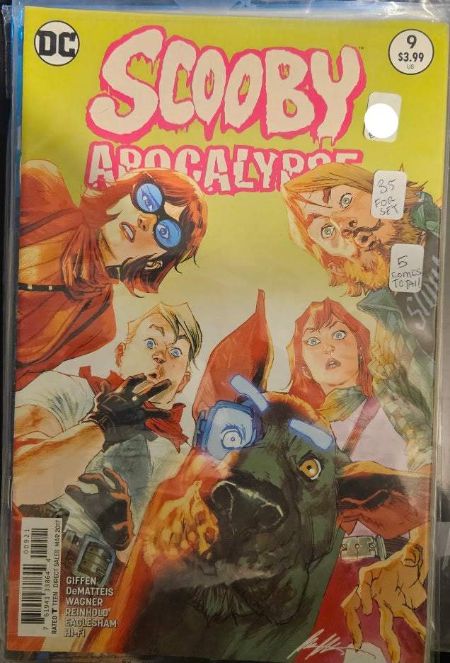 Scooby Apocalypse 5-Comic Variant Set