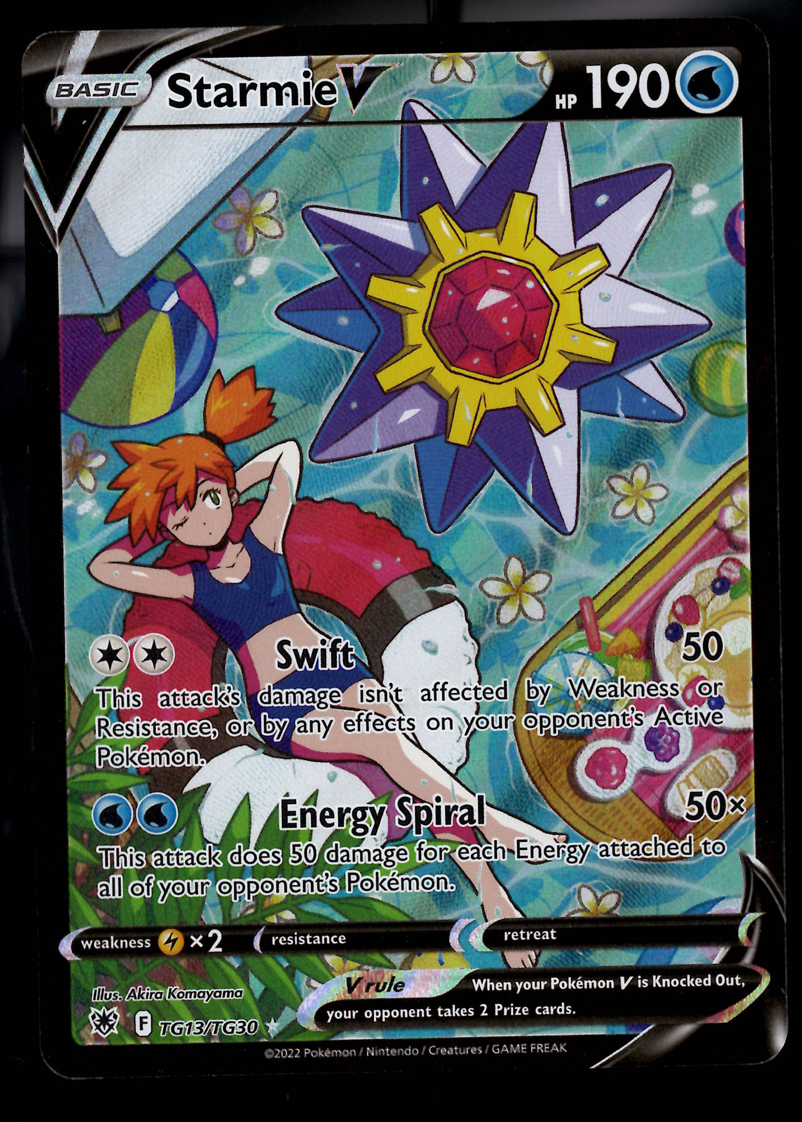 Starmie V #TG13 Pokemon Astral Radiance