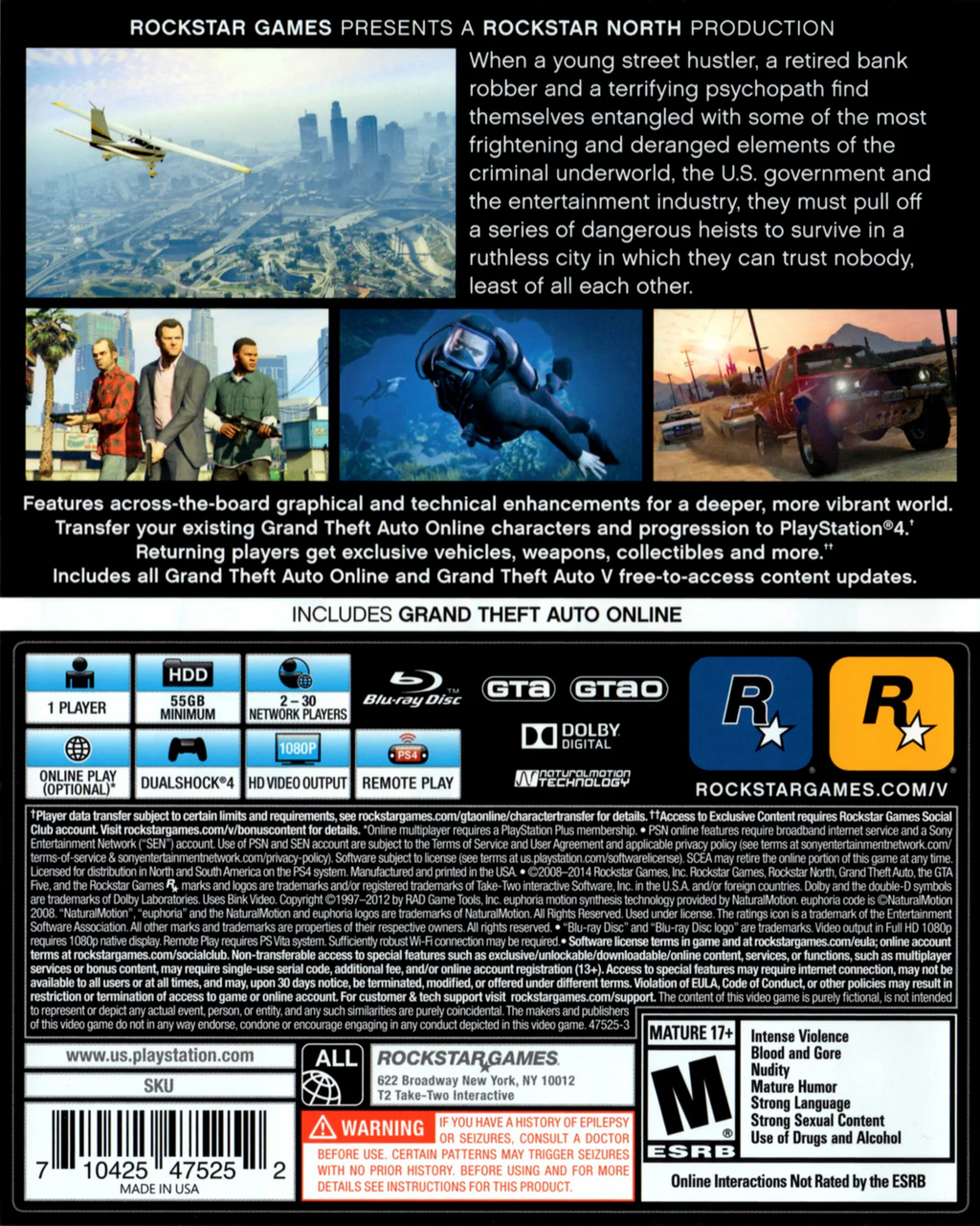Grand Theft Auto V - PS4