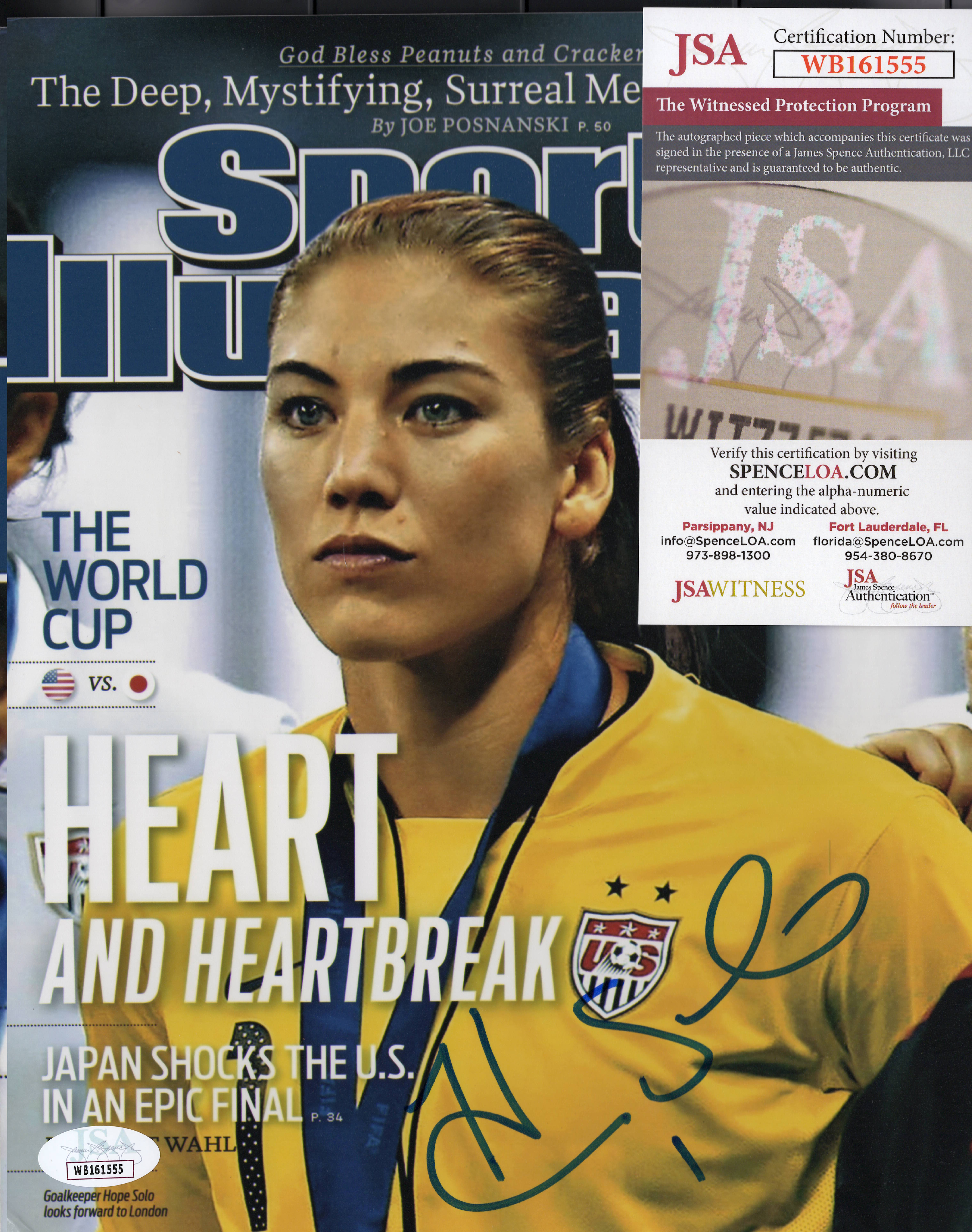 Hope Solo JSA