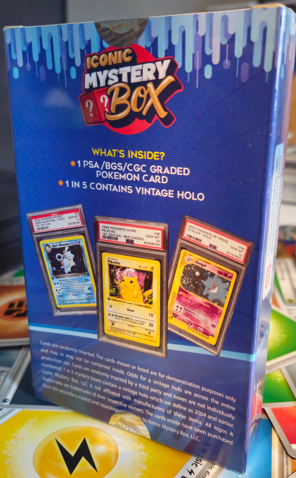 Mystery Graded Pokémon Card Sealed Box