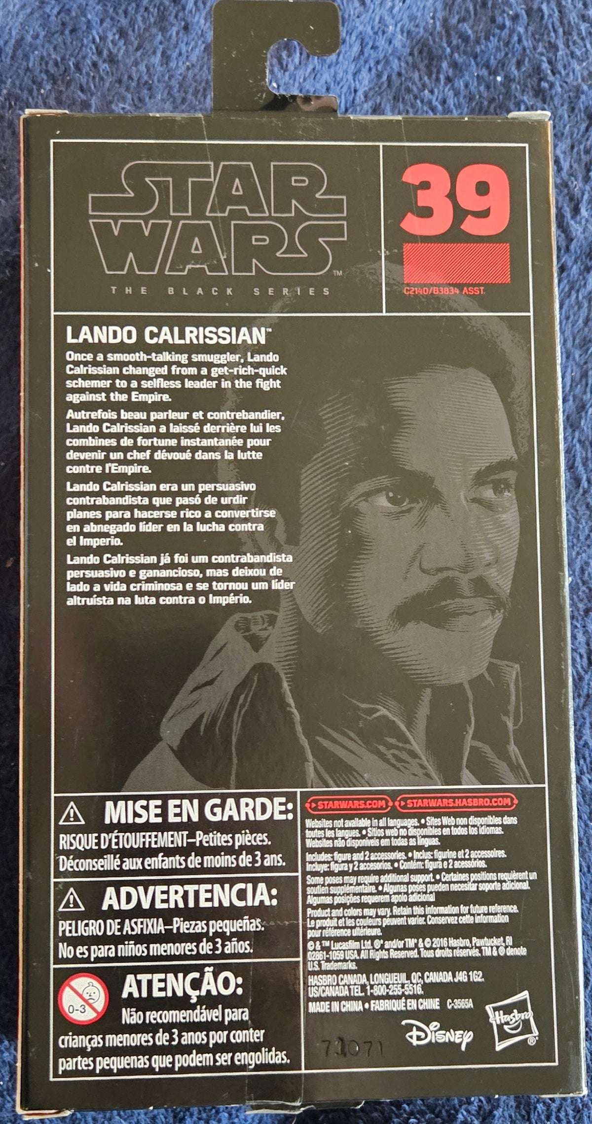 Lando Calrissian, 6-inch figure The Black Series