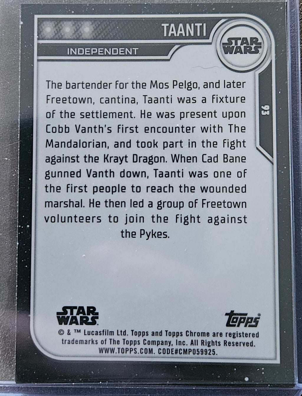 #93 Taanti Refractor – The Mandalorian