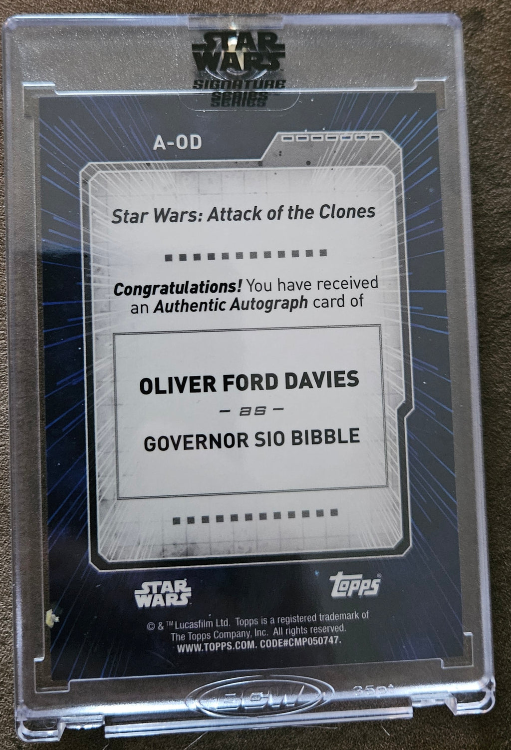 Oliver Ford Davies as Governor Sio Bibble Signature Series
