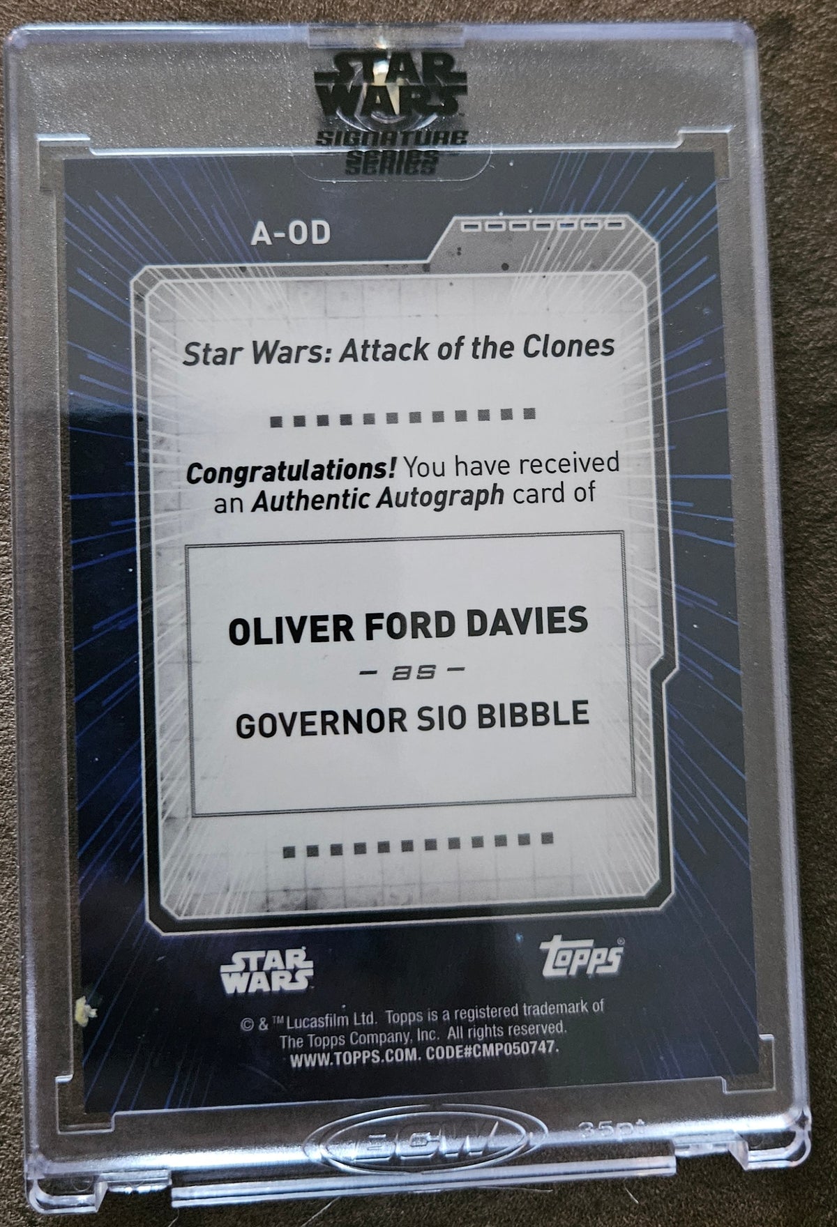 Oliver Ford Davies as Governor Sio Bibble Signature Series